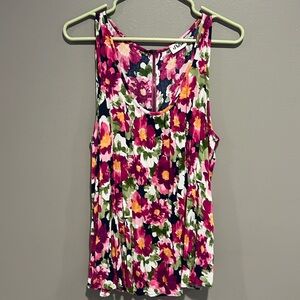 Floral tank top
